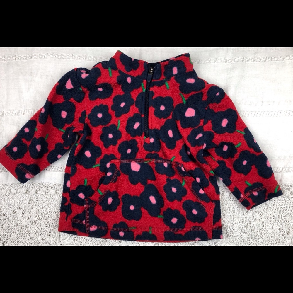 Fleece Flower Pullover